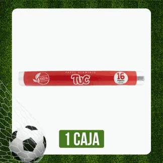 Caja Papel Aluminio Tuc Repuesto x30Un x1 Rollo x16mts