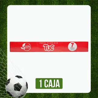 Caja Papel Aluminio Tuc Caja x30Un x1 Rollo x7mts