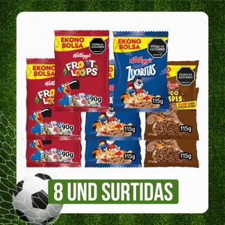 8Und Cereal Kellogg Megapaketicos Surtidos