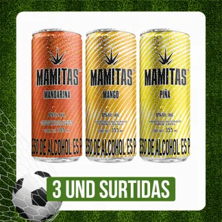 3Und Mamitas Surtido (Mandarina/Mango/Piña) x355ml