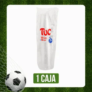 Caja Vaso Tuc 10 Onzas Transparente x40Dp x50Un
