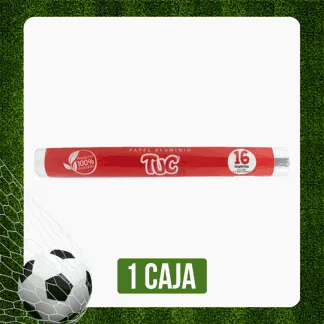 Caja Papel Aluminio Tuc Repuesto x30Un x1 Rollo x16mts
