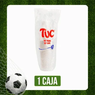 Caja Vaso Tuc 7 Onzas Blanco x60Dp x50Un