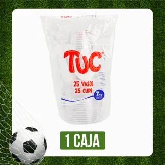 Caja Vaso Tuc 7 Onzas Transparente x120Dp x25Un