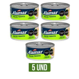 5 Und Ensalada de Atún Alamar x160gr Primavera