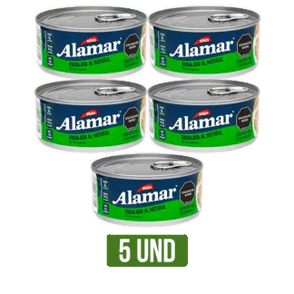 5 Und Ensalada de Atún Alamar x160gr Corriente
