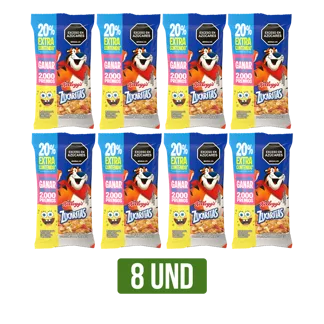Cereal Kellogg Zucaritas Paketicos Extracontenido x8Un x36gr