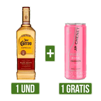 Tequila Jose Cuervo Especial x750ml Gts Coctel Fizzy JP Chenet Rosé Lata x250ml