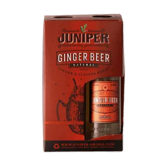 Soda De Gengibre Juniper Ginger Beer - Four Pack x4Un x800ml