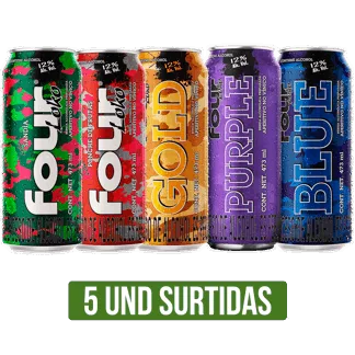5 Und Four loko Surtido x473ml