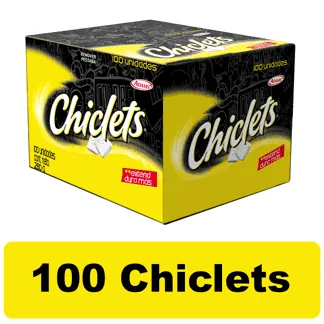 Goma De Mascar Chiclets Menta x100Un x2.8gr