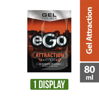Gel Ego For Men Attraction Sachet x12Un x80ml