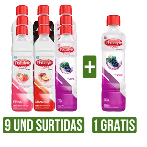 9Und Pedialyte Surtido Gts 1Und Pedialyte Surtido x500ml