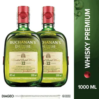 2Und Whisky Buchanan´s 12años D´Luxe x1000ml