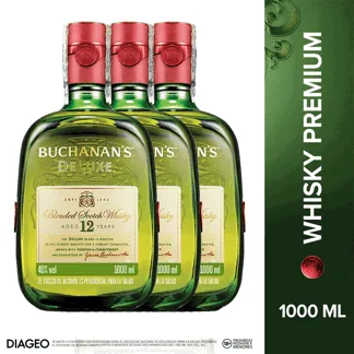 3Und Whisky Buchanan´s 12años D´Luxe x1000ml