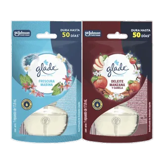 Ambientador Glade Aceites Mixto Marina + Manzana x1 Repuesto x17.8ml