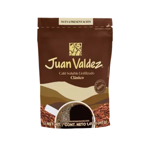 Café Juan Valdez Liofilizado Clásico Doypack x40gr