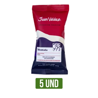 Café Juan Valdez Montaña Tostado Molido x70gr