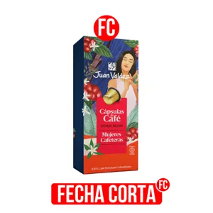(FC) Cápsulas De Café Juan Valdez Mujeres Cafeteras x8 Cápsulas x44.8gr