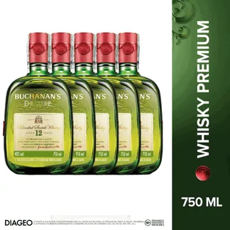 5Und Whisky Buchanan´s D´Luxe x750ml