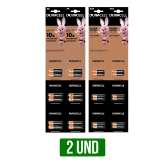 2 Und Pilas Duracell x6Un x2 Pilas