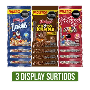 3Display Cereal Kellogg Surtidos x30gr/x25gr