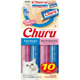 Snack Para Gato Churu Tuna Variety x10 Tubos x14gr