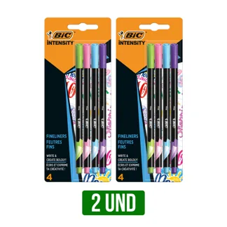 2Und Rotulador BIC Intensity Fashion Blister x4 Rotuladores