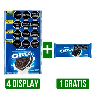 4Display Galletas Oreo Original x54gr Gts Galletas Oreo Rollo Original x108gr