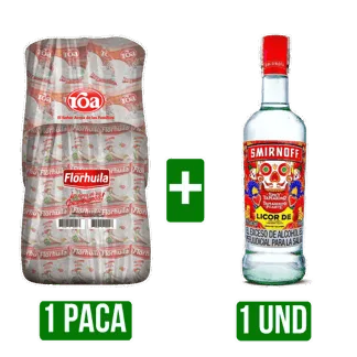 25Und Arroz (Roa/Florhuila)x500gr + Vodka Smirnoff Tamarindo Picante x750ml