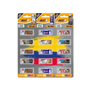 Encendedor Bic Mini J5 Edición Especial x15Un