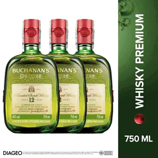 3Und Whisky Buchanan´s D´Luxe x750ml