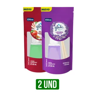2und Ambientador Glade Varitas Surtido x60ml Dto 25%