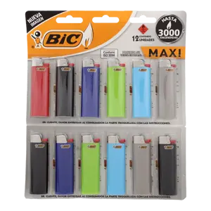 Encendedor BIC Maxi J6 x12Un