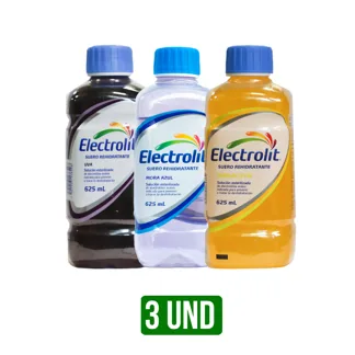 3Und Suero Rehidratante Electrolit Surtido x625ml