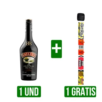 Crema de Whisky Baileys x700ml Gts Pulsera Detectora De Drogas Centinela