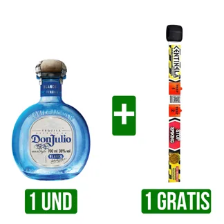 Tequila Don Julio Blanco x700ml Gts Pulsera Detectora De Drogas Centinela