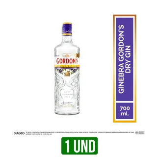 Ginebra Gordon´s Dry Gin  x700ml