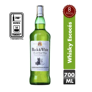 Whisky Black & White x700ml