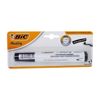 Marcador Pizarra Borrable Bic Negro Blister x1 Marcador