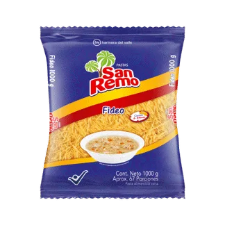 Pasta San Remo Fideo x1000gr