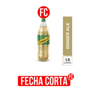 Gaseosa Schweppes Ginger x1500ml