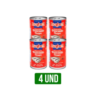 4Un Tinapa en Conserva Isabel  x156gr