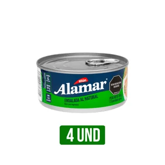 4Un Ensalada de Atún Alamar Corriente x160gr