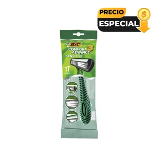 Máquina De Afeitar BIC Comfort 3 Sensitive x12Und