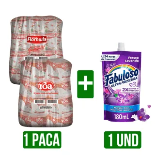 1 Paca Arroz Roa/Florhuilax500gr Dto 11% + 1 UnLimpiador Fabuloso Lavanda x180ml