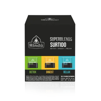 Infusión Hindu Himalaya Laminado Superblends Surtida (Detox + Digest + Relax) x10 Sobres