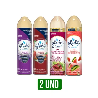 2Und Ambientador Glade Aerosol x275ml