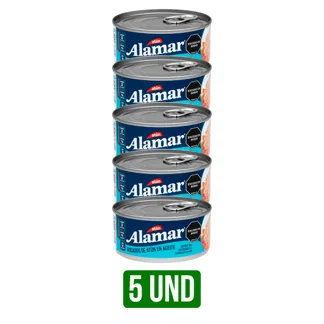 5Un Atun Alamar Bocados Aceite x140gr