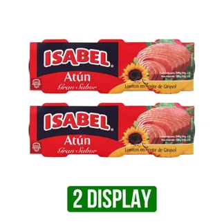 2Dp Atun Isabel Pack x3un x80gr R Aceite